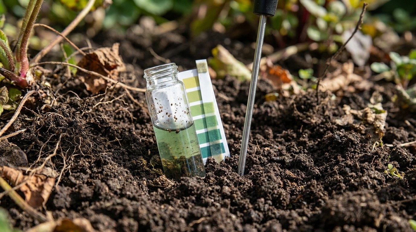 garden plant soil illustration