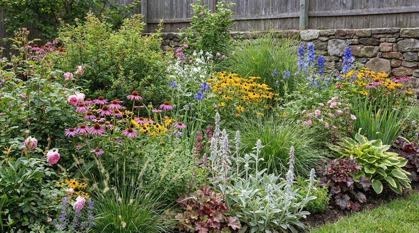 иллюстрация — сад