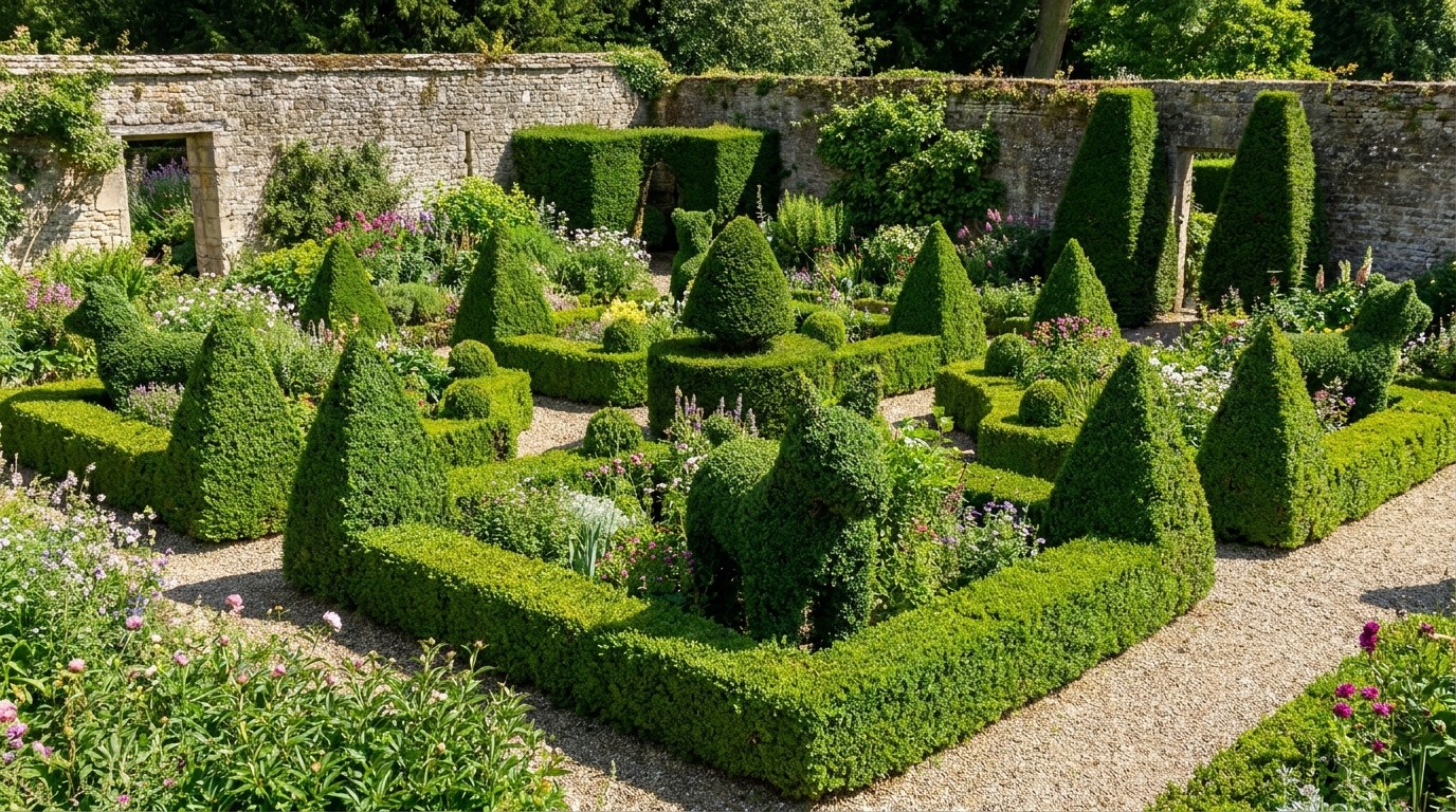 иллюстрация — сад