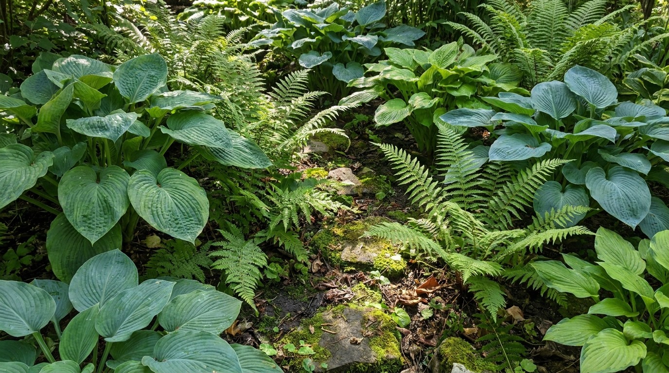 иллюстрация — сад