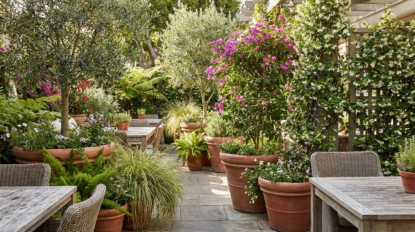 иллюстрация — сад и растения