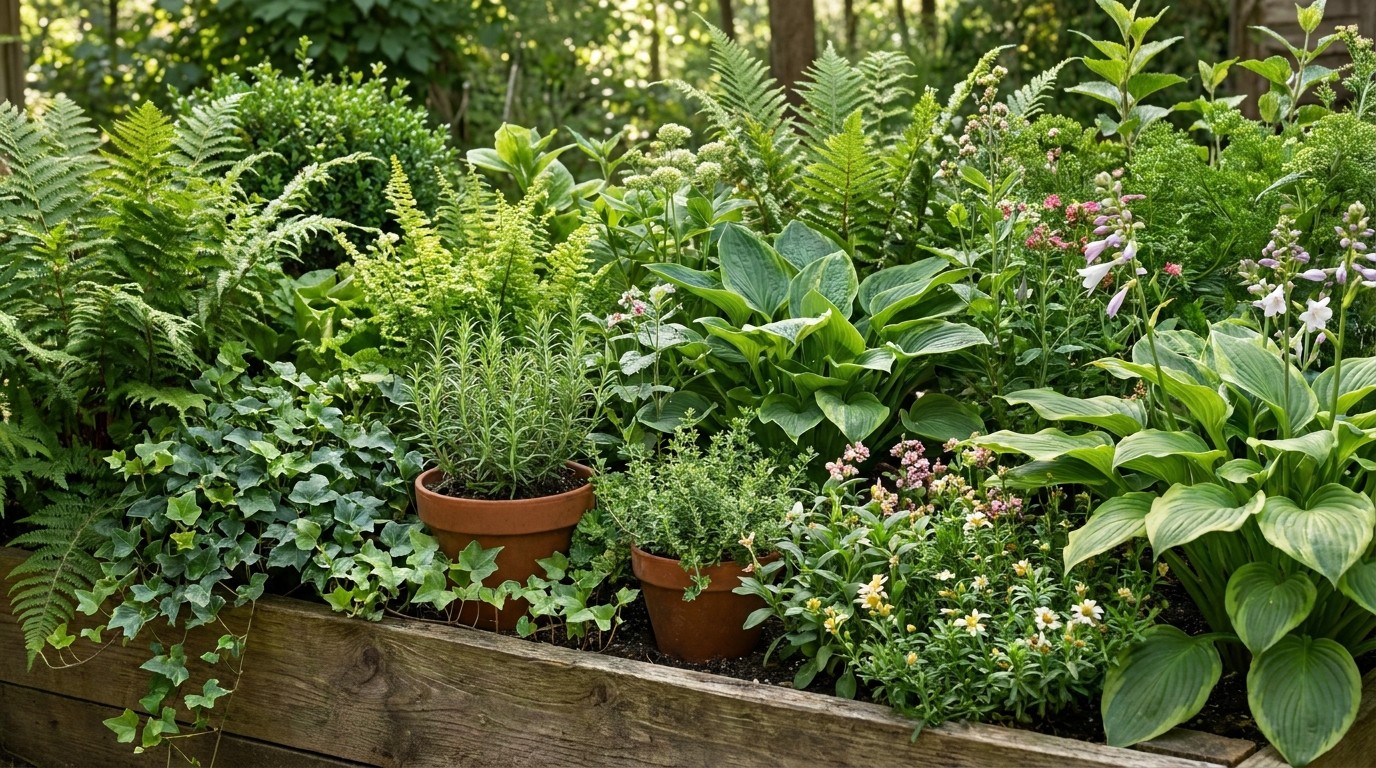 иллюстрация — сад