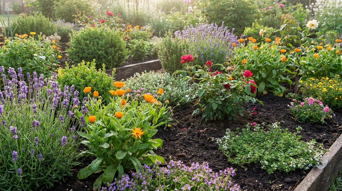 декоративные растения, ландшафт