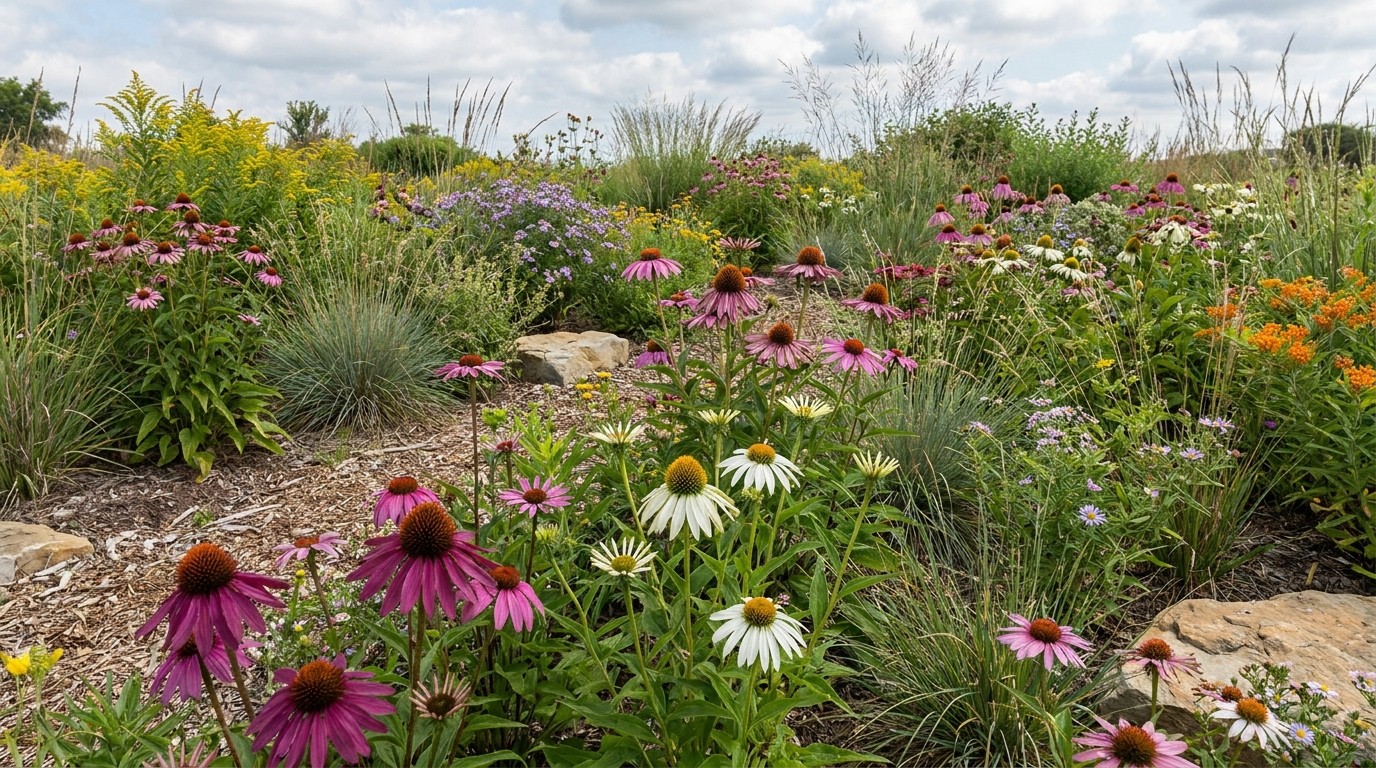 иллюстрация — сад и растения