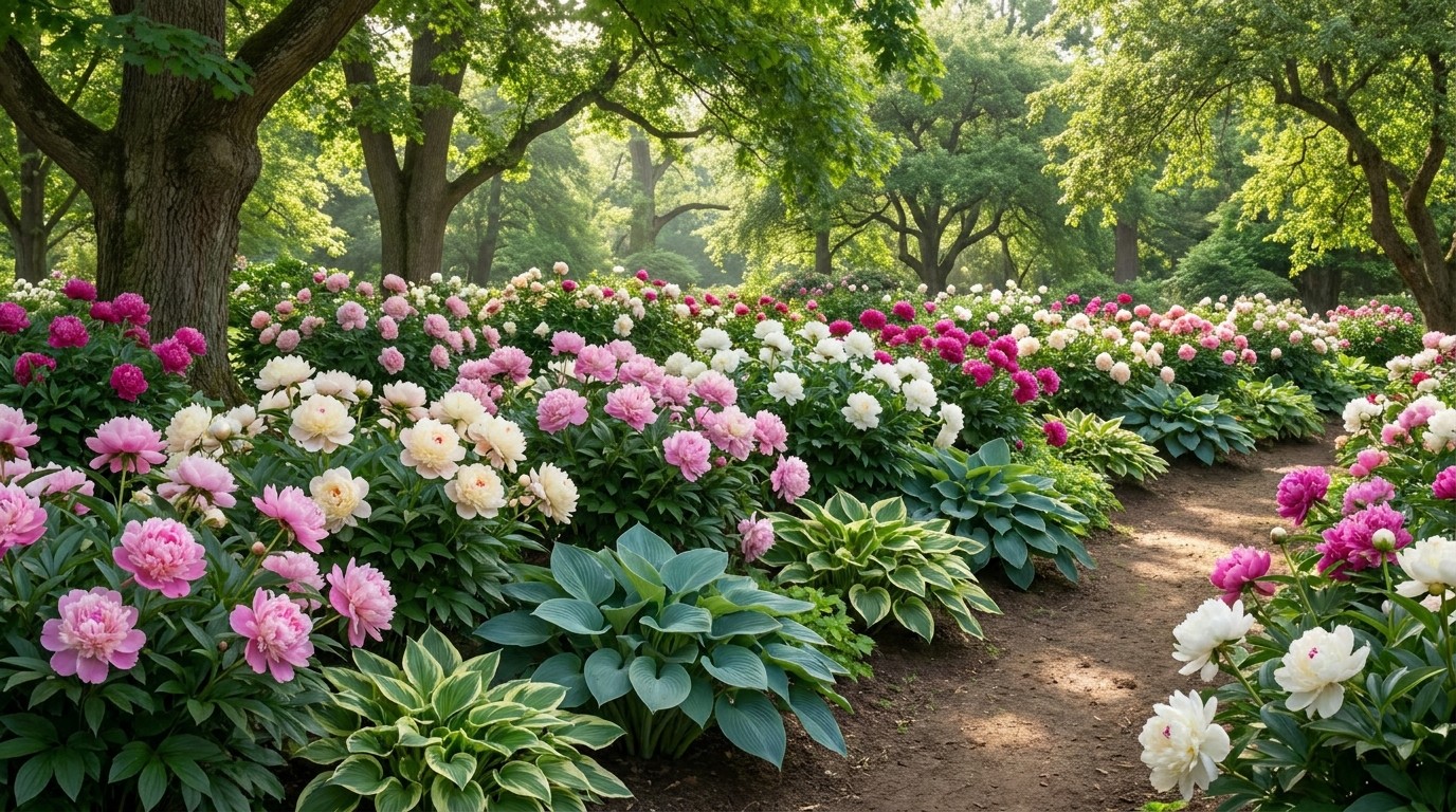 растения в тени, под кроной