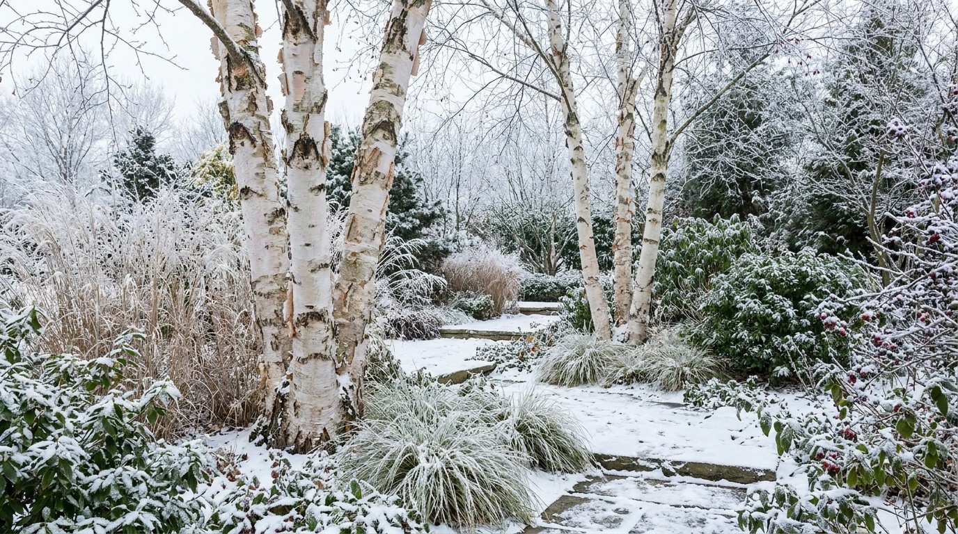 ❄️ Зимний декоративный сад — • Красота в любой сезон, иллюстрация к теме