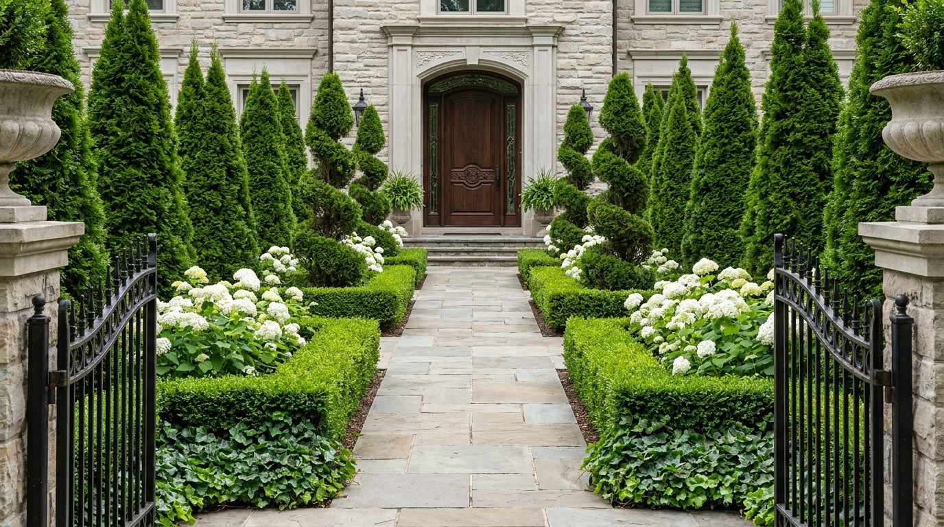 иллюстрация — сад и растения