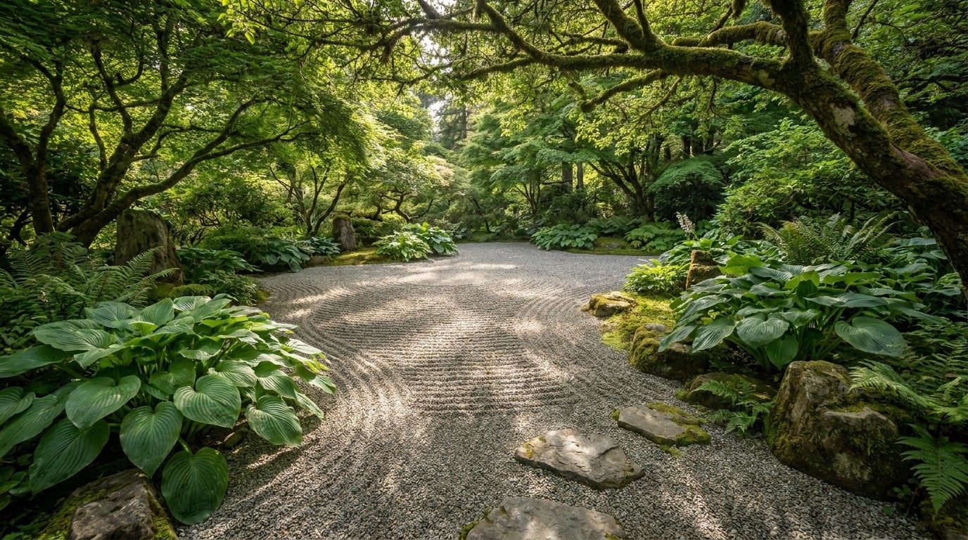 иллюстрация — сад и растения