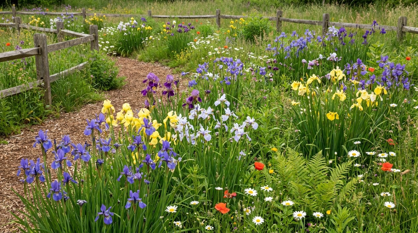 иллюстрация — сад и растения